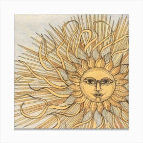Gold Sun(1) Canvas Print