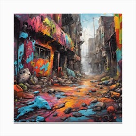 Street Art Canvas Print