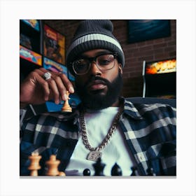 King Of Chess Canvas Print