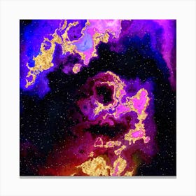 100 Nebulas in Space with Stars Abstract n.039 Canvas Print