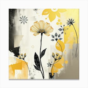 Yellow Flowers Canvas Print