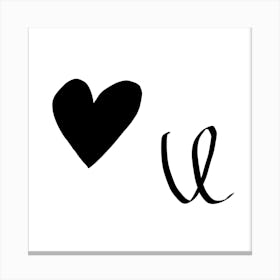 love you Canvas Print