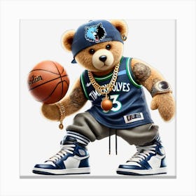 Minnesota Timberwolves Teddy Bear Toile