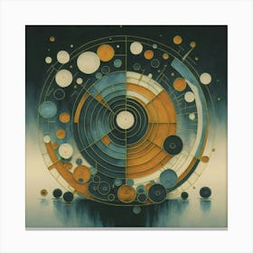 Visually captivating simple geometric artwork, 6 Canvas Print