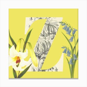 Botanical Z Canvas Print