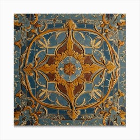 Terracotta Tile Canvas Print