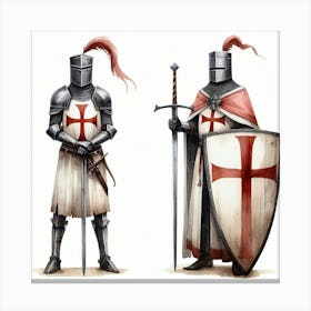 Knight Templar 10 Canvas Print