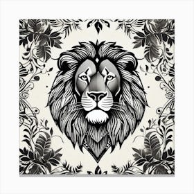 Lion Head 32 Canvas Print