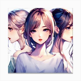 Anime Girl (22) Canvas Print