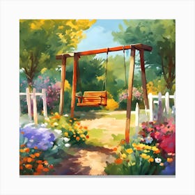 Summer Garden Canvas Print