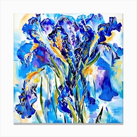 Blue Iris Canvas Print