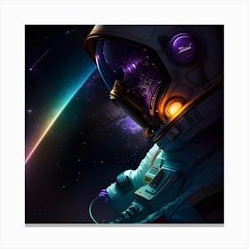 Space Wallpaper Canvas Print