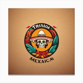 Mexican Skull 71 Canvas Print