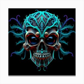 Skull Skull Skull Skull Skull Skull Skull Skull Skull Canvas Print