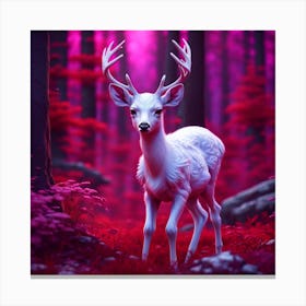 Deer In The Forest 2 Canvas Print