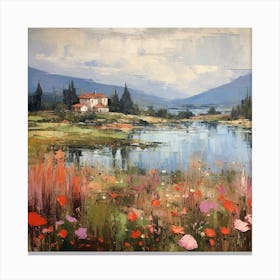 Dreamy Hills of Lombardy 1 Canvas Print