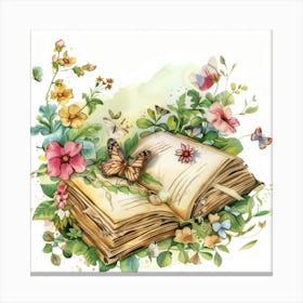 Open Book 2 Canvas Print