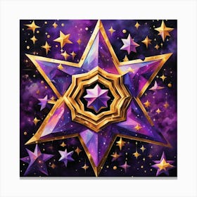 Star Of David Canvas Print