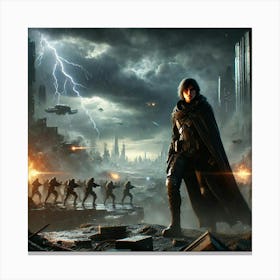 Zoya Nightshade Episode1 The Gathering Storm Canvas Print