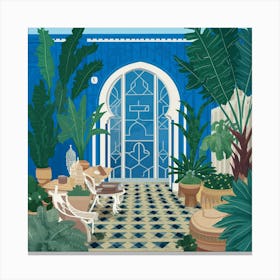 Moroccan Garden Canvas Print