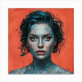 'Blue Girl' Canvas Print