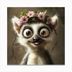 Cute Raccoon 1 Stampe su tela