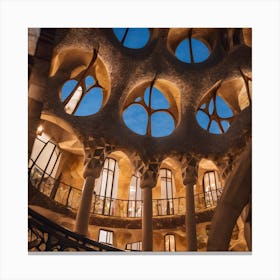 Structures Inspired By Gaudi 3 Canvas Print