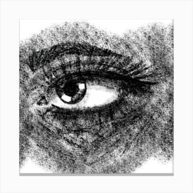 Sketchy eye Canvas Print