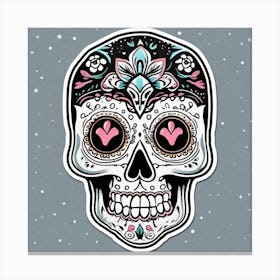 Sugar Skull 11 Canvas Print