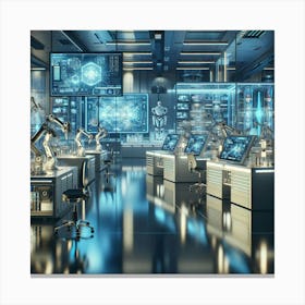 Futuristic Laboratory 1 Leinwandbild