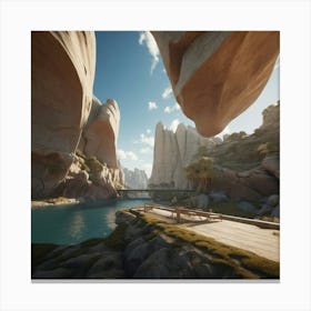 Rocky Landscape 2 Canvas Print