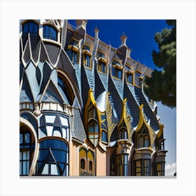 Barcelona House 1 Canvas Print