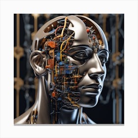 Humanoid Robot 12 Canvas Print