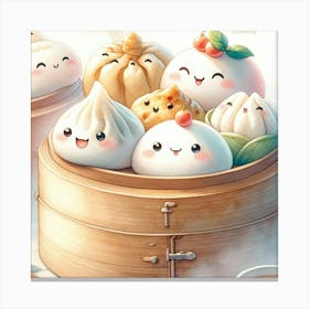 Chinese Dumplings 5 Canvas Print