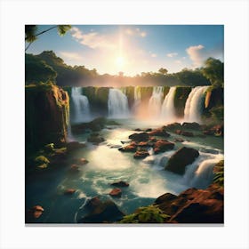 Iguaz Falls Canvas Print