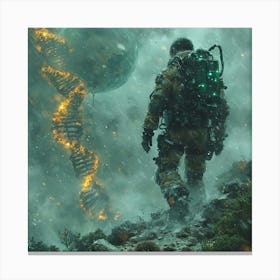 Dna of a Alien Canvas Print