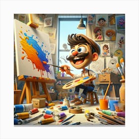 Artist'S Studio Canvas Print