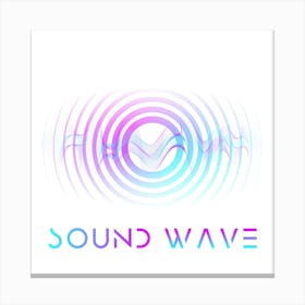 Abstract Sound Wave 2 Canvas Print