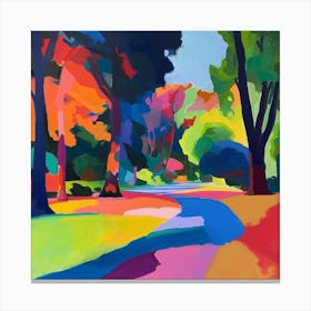 Abstract Park Collection Hyde Park London 1 Canvas Print