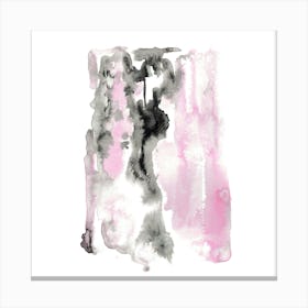 Contemporary Ink Abstract Art 4 Canvas Print