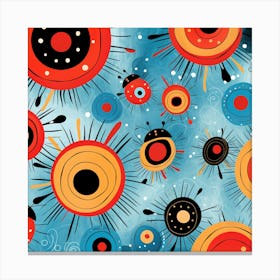 Abstract Circles Canvas Print