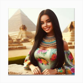 Egypt Woman Canvas Print