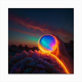 Sphere Of Light Canvas Print