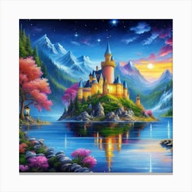 Fairytale Castle Canvas Print