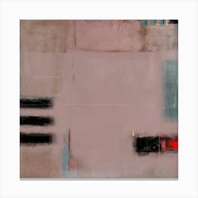 Absrtact, Bold Contemporary, Pink, Blue, Red, Black Modern, Colour  Blocking, Preston Canvas Print