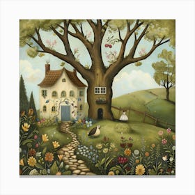 Tree House Canvas Print