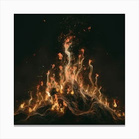 Fire On The Mountain Canvas Print