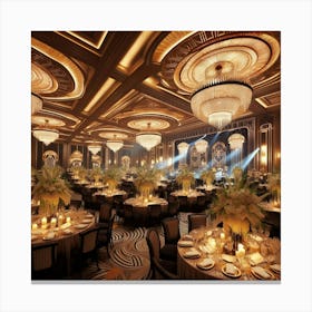 Banquet Hall 1 Canvas Print