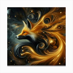 Golden Fox Canvas Print