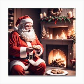 Christmas Santa Claus Canvas Print